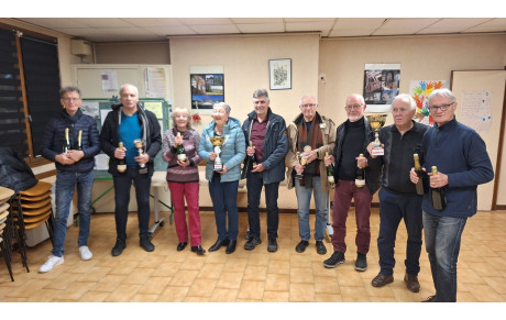 Remise des récompenses de l'AS BARBEREY