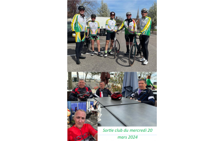 Sortie club du mercredi 20 mars